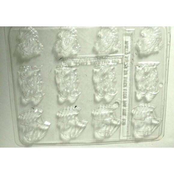 Hallmark Cards Clear Plastic Thanksgiving Candy Molds‎ Makes 12 Servings. - Picture 2 of 8